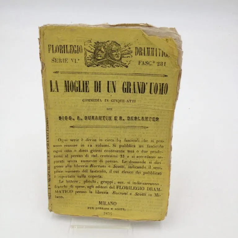 A. Durantin, R. Deslantes – La moglie di un grand’uomo (1856)