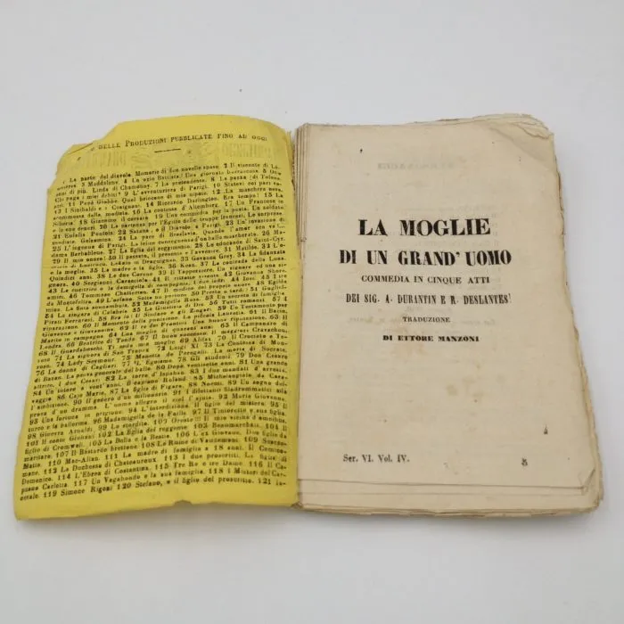 A. Durantin, R. Deslantes - La moglie di un grand'uomo (1856)