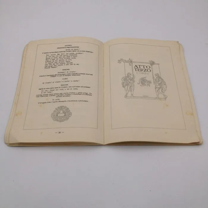 Arrigo Boito - Nerone tragedia in quattro atti (1924)