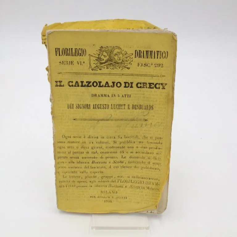 Augusto Luchet e Desbuards – Il calzolaio di Crecy (1856)