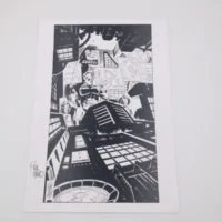 Goldrake tavola autografata da Raul Cestaro - edizione limitata