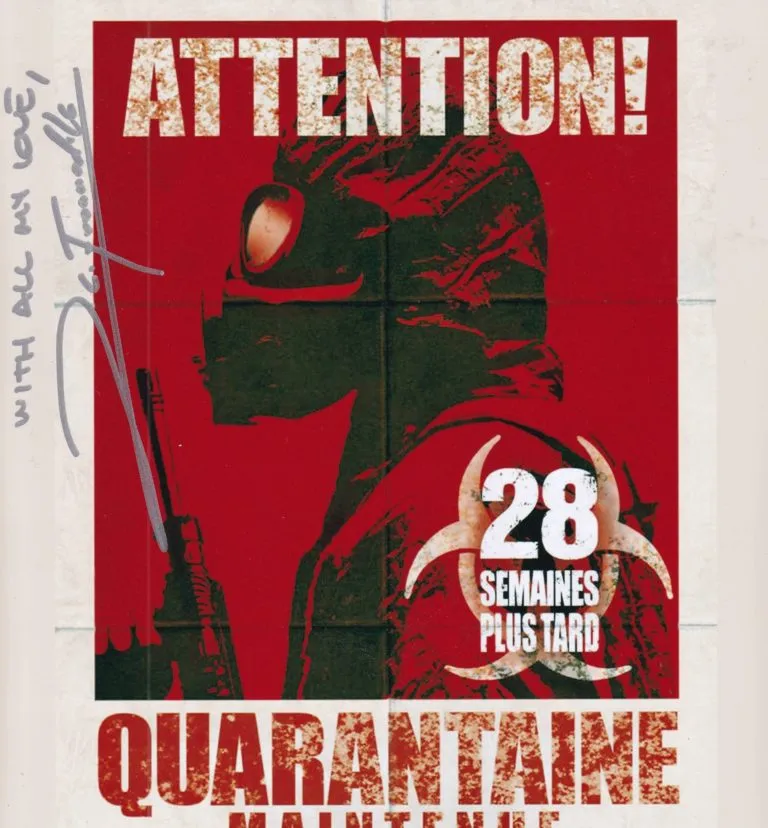 Juan Carlos Fresnadillo “28 settimane dopo (28 weeks later)” hand signed photo 20×25 foto autografata
