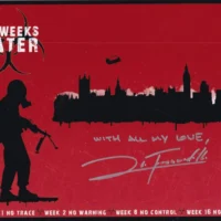 Juan Carlos Fresnadillo "28 settimane dopo (28 weeks later)" hand signed photo 20x25 foto autografata