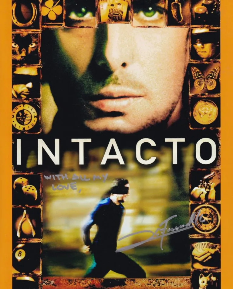 Juan Carlos Fresnadillo “Intacto” hand signed photo 20×25 foto autografata