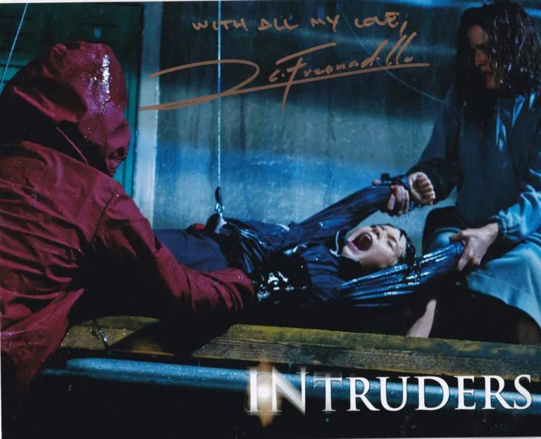 Juan Carlos Fresnadillo “Intruders” hand signed photo 20×25 foto autografata