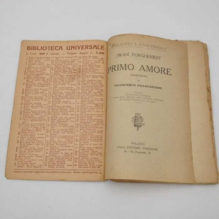 J. Turghenieff - Primo Amore (primi '900)