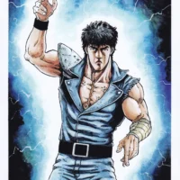 Kenshiro – Hokuto No Ken tavola autografata da Dario Viotti limited edition