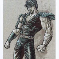 Kenshiro – Hokuto No Ken tavola autografata da Sergio Giardo limited edition