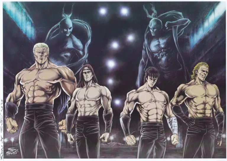 Kenshiro – Hokuto No Ken tavola di Fabrizio De Fabritiis autografata