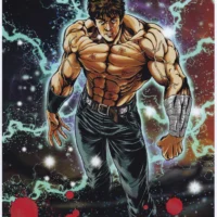 Kenshiro – Hokuto No Ken tavola di Ugo Verdi autografata