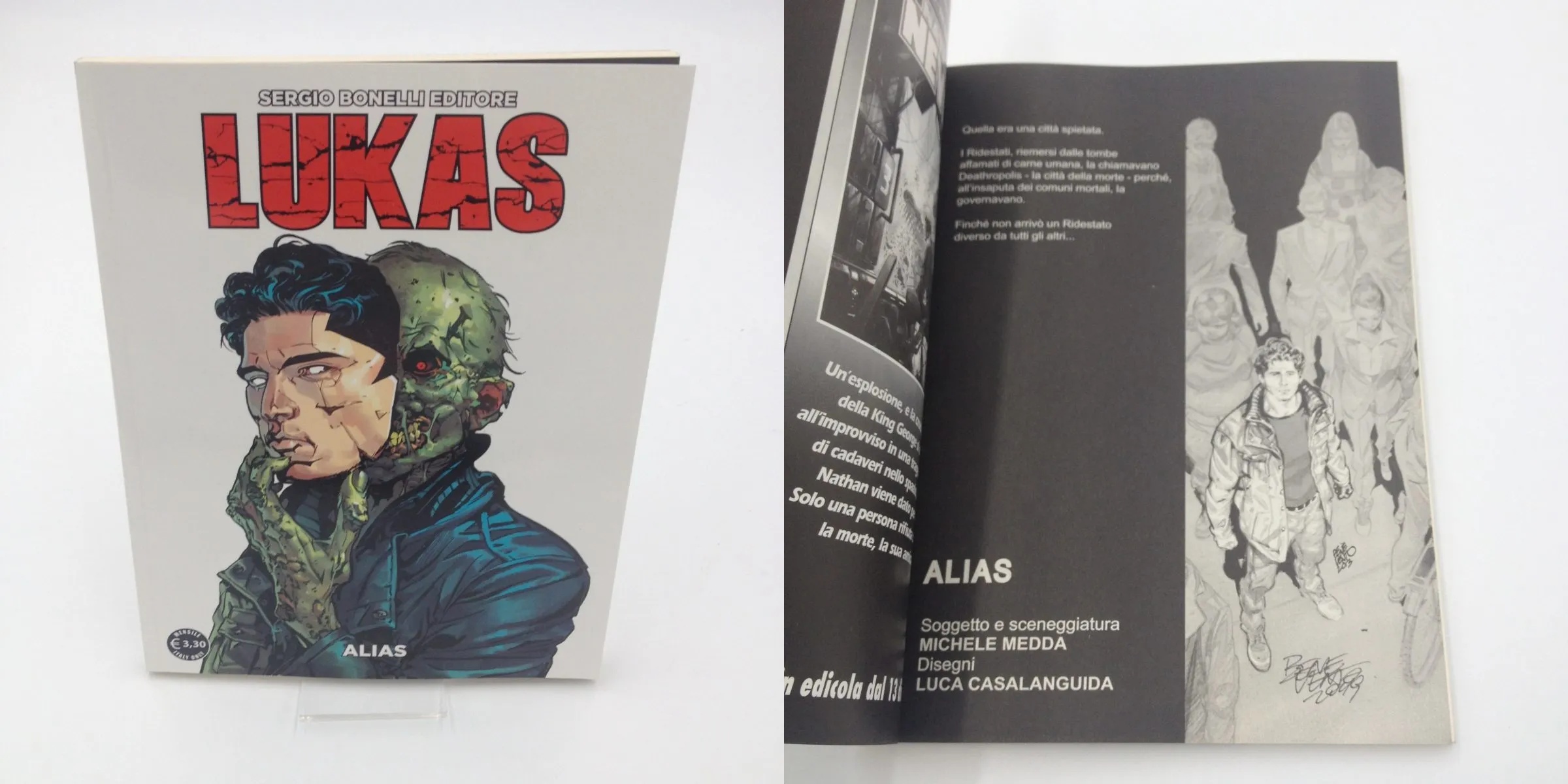 Lukas n°10 Alias autografato da Michele Benevento