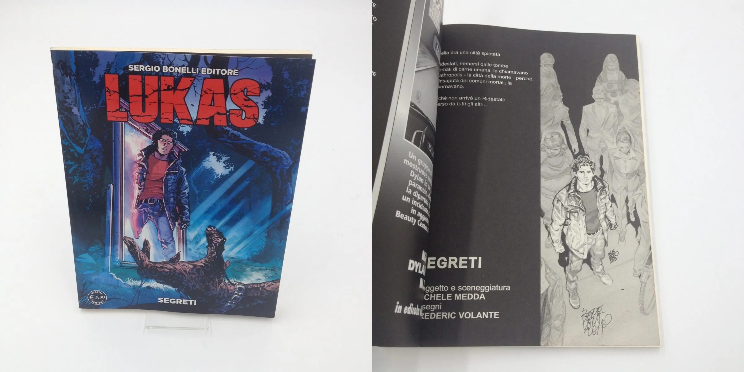 Lukas n°4 Segreti autografato da Michele Benevento