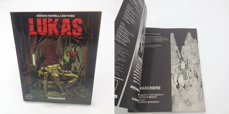 Lukas n°5 Maschere autografato da Michele Benevento