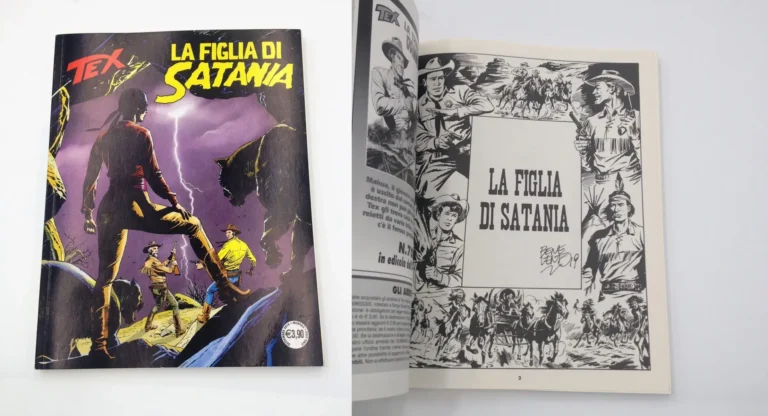 Tex 707 La figlia di Satania autografato da Michele Benvenuto