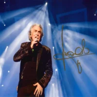 Riccardo Fogli hand signed photo 20x25cm foto autografata