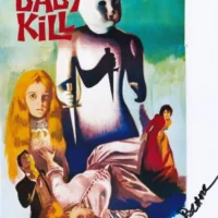 Erika Blanc "Kill Baby Kill" hand signed photo 21x29cm foto autografata