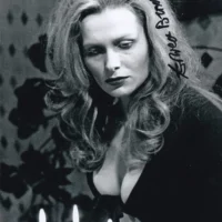 Erika Blanc "Devil's Nightmare" hand signed photo 20x25cm foto autografata