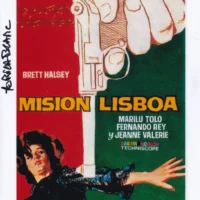 Erika Blanc "Mission Lisboa" hand signed photo 20x25cm foto autografata