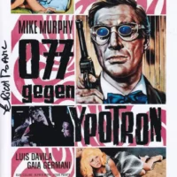 Erika Blanc "Agente 077 missione Bloody Mary" hand signed photo 20x25cm foto autografata