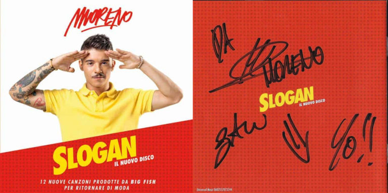 Moreno – Slogan (cd autografato)