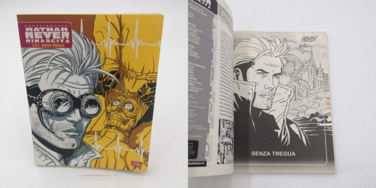 Nathan Never Rinascita 2 autografato da Antonio Serra e Germano Bonazzi