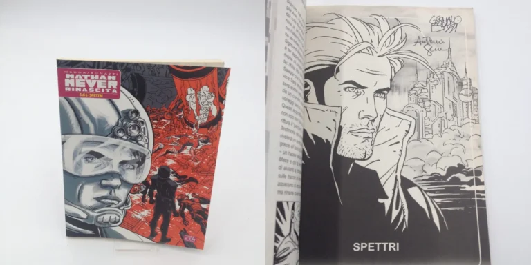 Nathan Never Rinascita 5 autografato da Antonio Serra e Germano Bonazzi