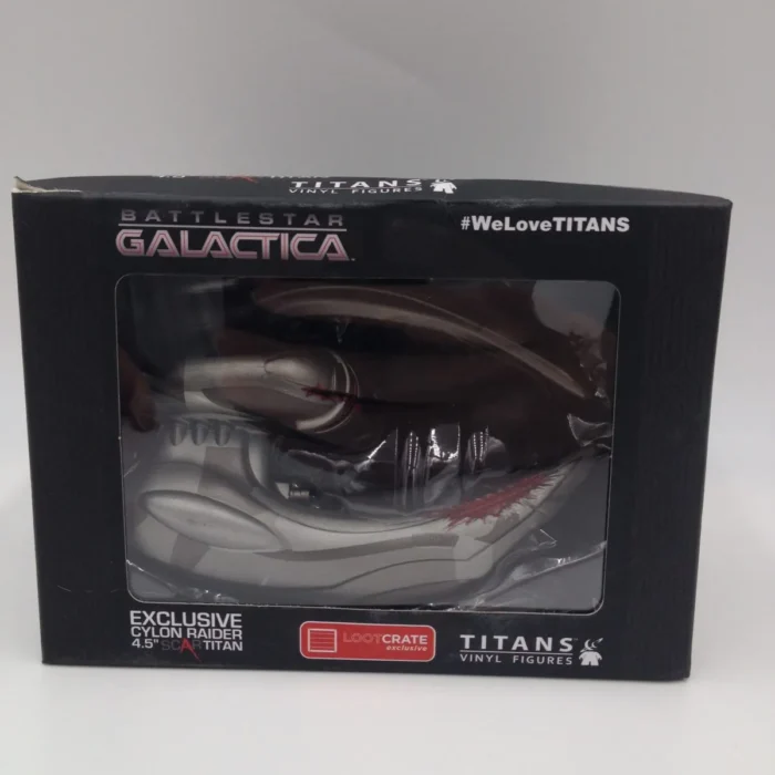Battlestar Galactica Cylon Raider SCAR Titans 4.5" Vinyl Figure Loot Crate