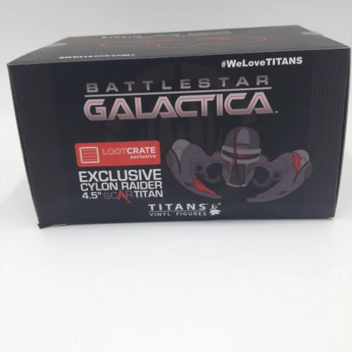 Battlestar Galactica Cylon Raider SCAR Titans 4.5" Vinyl Figure Loot Crate