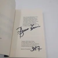 Bruno Zanin - Nessuno dovrà saperlo libro autografato 387/500