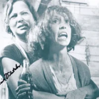 Louise Fletcher "Gang" (1974) - hand signed photo 20x25cm foto autografata