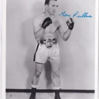 Gene Fullmer (pugilato) signed photo 20x25cm foto autografata