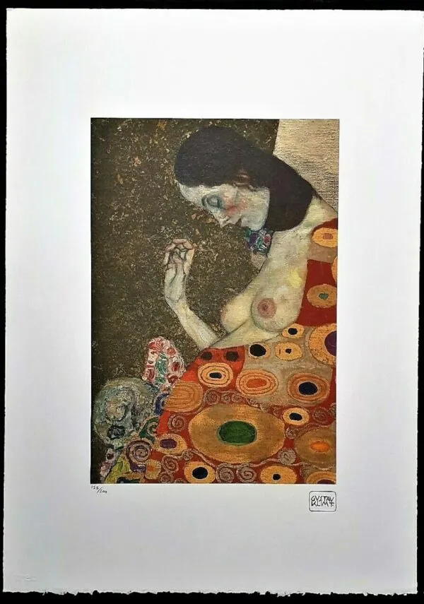 Riproduzione dell'opera di Gustav Klimt - Stampa Offset Limited Edition 157/200