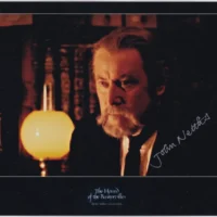 John Nettles "The Hound of the Baskervilles" hand signed photo 20x25 foto autografata