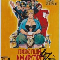 Bruno Zanin - Amarcord (Titta) hand signed photo 12x18cm foto autografata