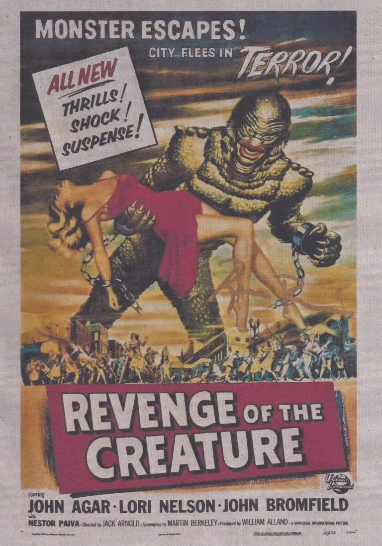 Ricou Browning “Creature from the Black Lagoon” – hand signed photo 14x21cm foto autografata