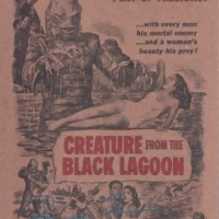 Ricou Browning "Creature from the Black Lagoon" - hand signed photo 14x21cm foto autografata