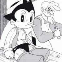 Pinocchio (Astroboy version) tavola  di Federica Di Meo 21x29cm