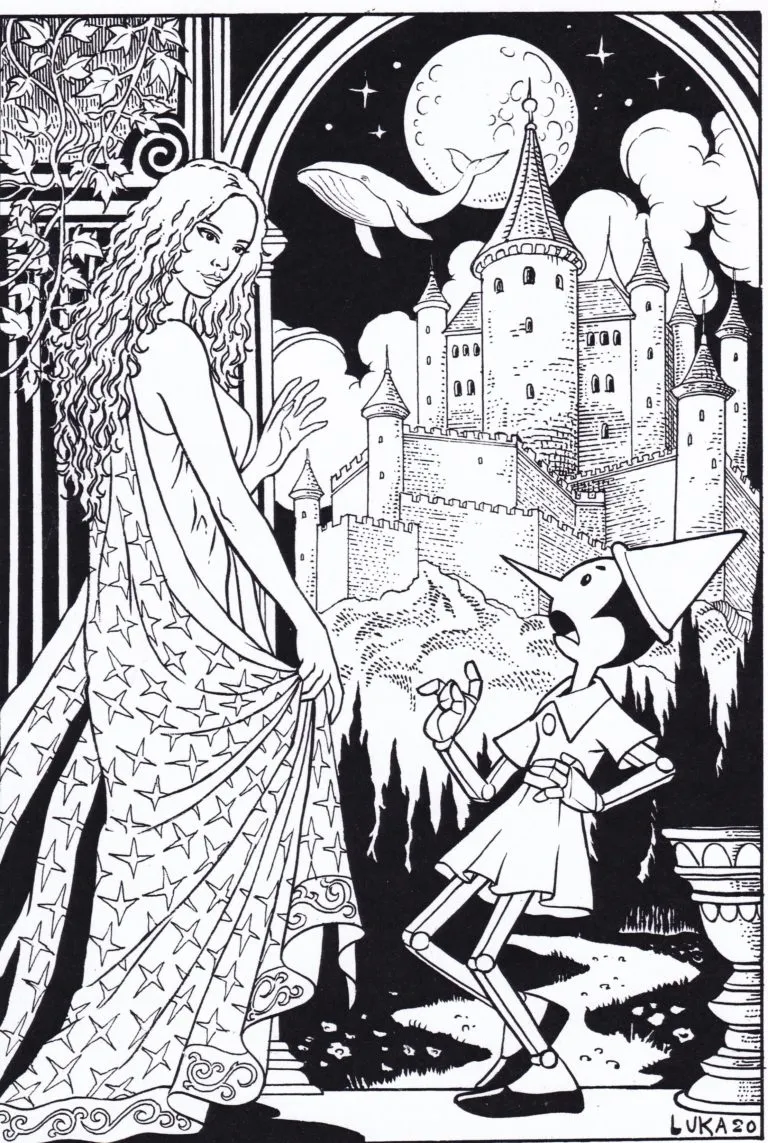Pinocchio di Luka – tavola  21x29cm