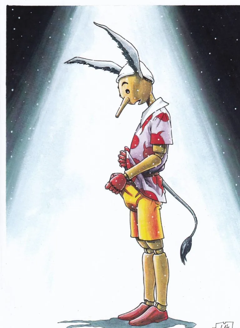 Pinocchio – tavola del 2020 21x29cm