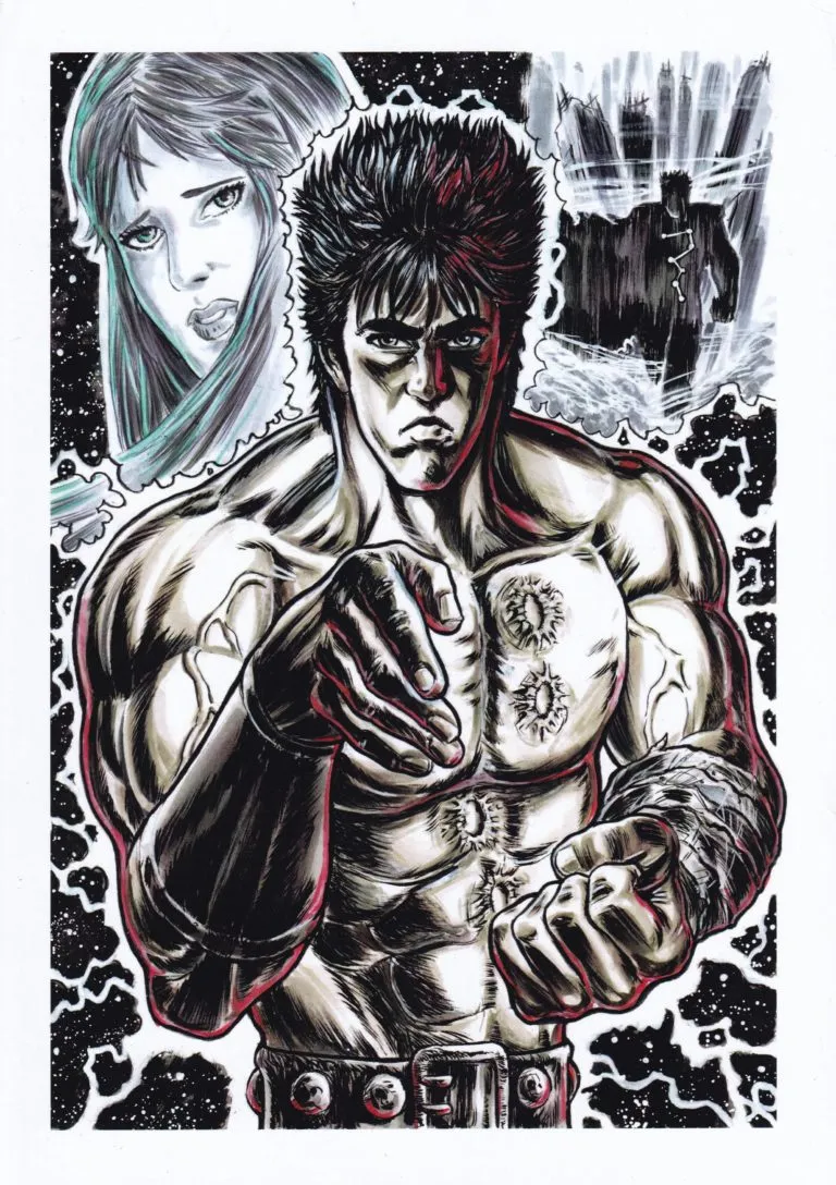 Kenshiro – Hokuto No Ken tavola  21x29cm