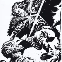 Il trono di Space di Simone Garizio tavola 21x29cm