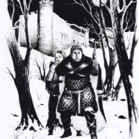 Il trono di spade di Matteo Mosca tavola 21x29cm