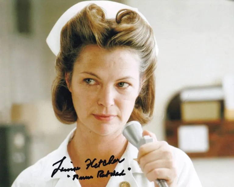 Louise Fletcher “One Flew Over the Cuckoo’s Nest” – hand signed photo 20x25cm foto autografata hl005