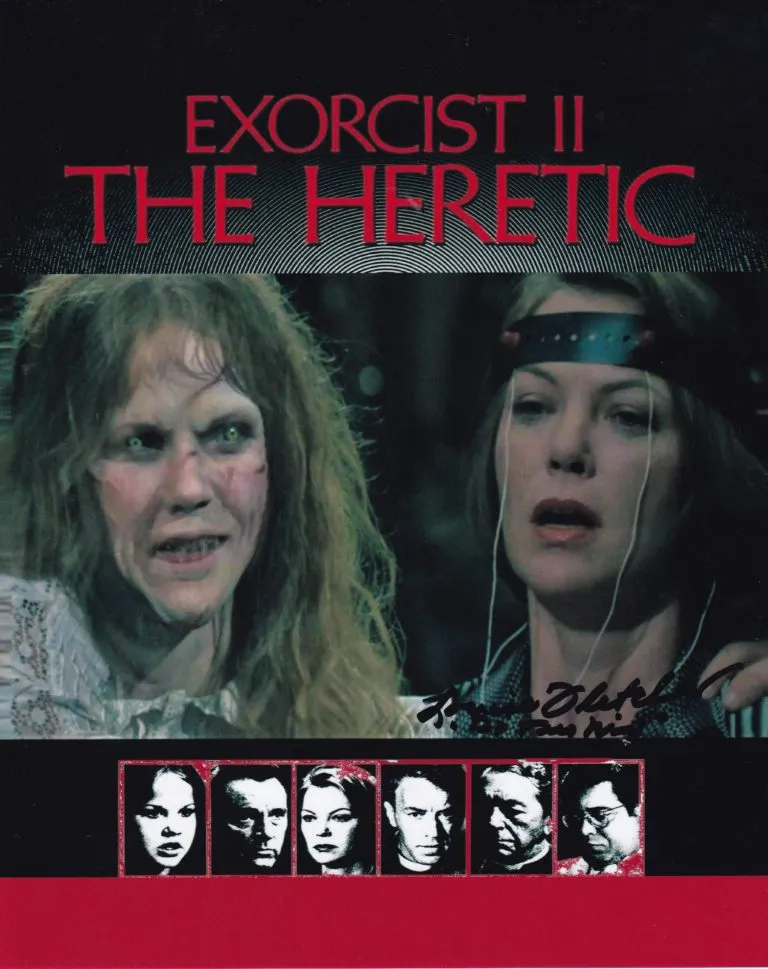Louise Fletcher “Exorcist II: The Heretic” hand signed photo 20x25cm foto autografata hl001