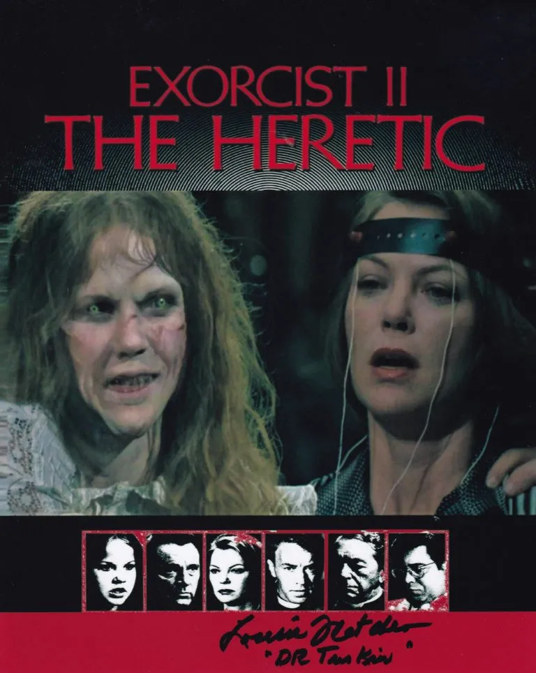 Louise Fletcher “Exorcist II: The Heretic” hand signed photo 20x25cm foto autografata hl002