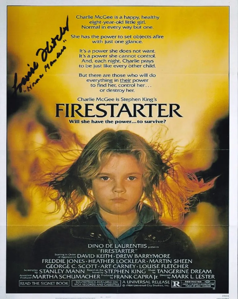 Louise Fletcher “Firestarter” – hand signed photo 20x25cm foto autografata hl012
