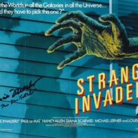 Louise Fletcher "Strange Invaders" - hand signed photo 20x25cm foto autografata hl010