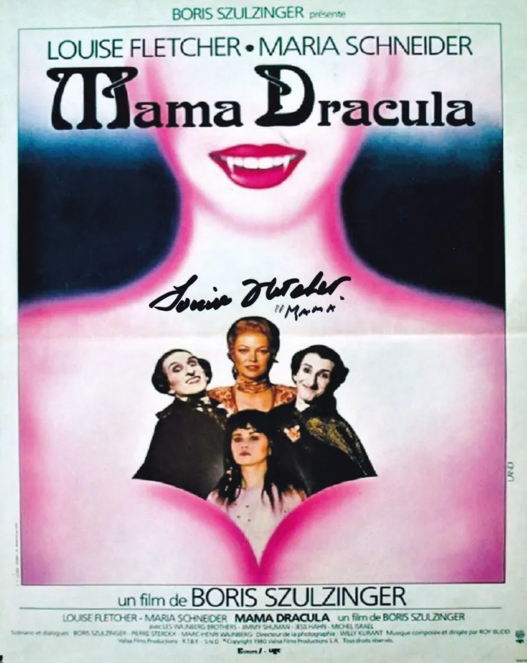 Louise Fletcher “Mama Dracula” – hand signed photo 20x25cm foto autografata hl017