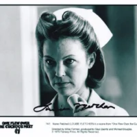 Louise Fletcher "One Flew Over the Cuckoo's Nest" - hand signed photo 20x25cm foto autografata