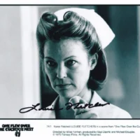 Louise Fletcher "One Flew Over the Cuckoo's Nest" - hand signed photo 20x25cm foto autografata